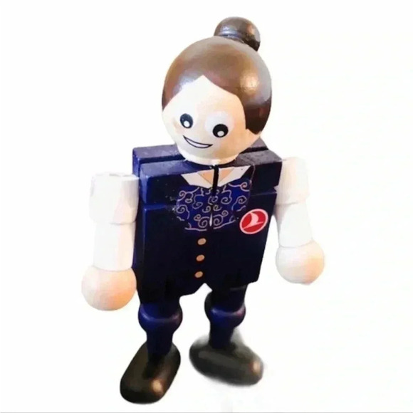 Flight Attendant  Wood Toys Toddler Learning  Busy Educational Play - Picture 3 of 5